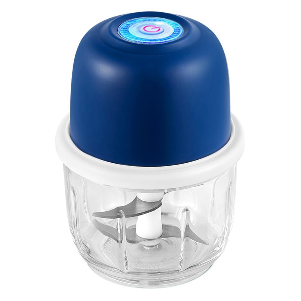 Malloy Garlic Chopper Portable Food Processor, Mini Food Chopper Onion Chopper, Cordless Meat Grinder With Usb Charging