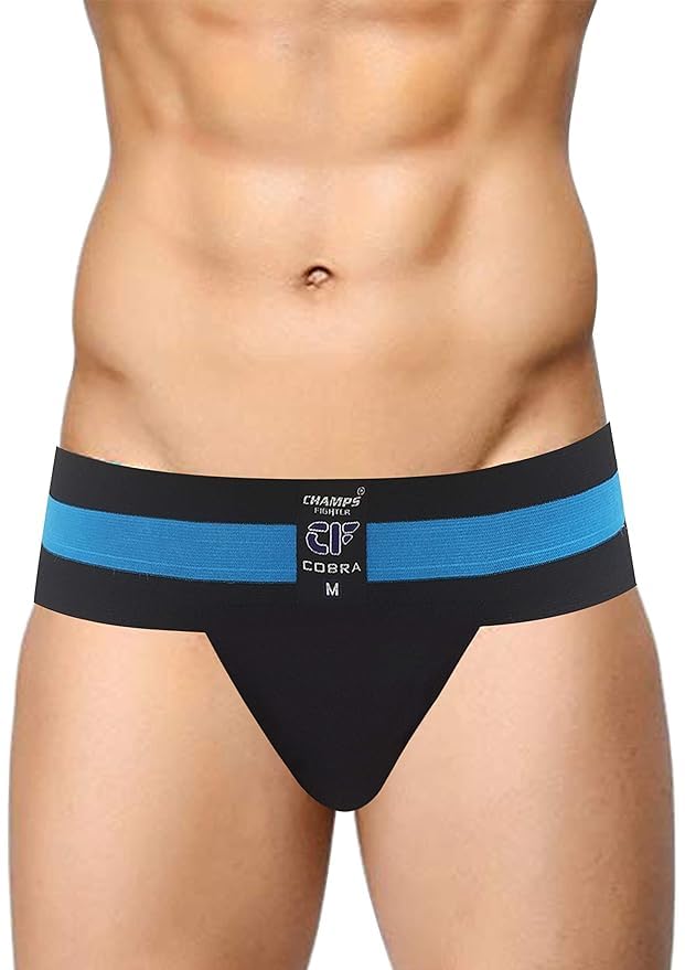 CF Champ Cobra Men's Athletic, Cricket, Gym Supporter, Black.-picture-14