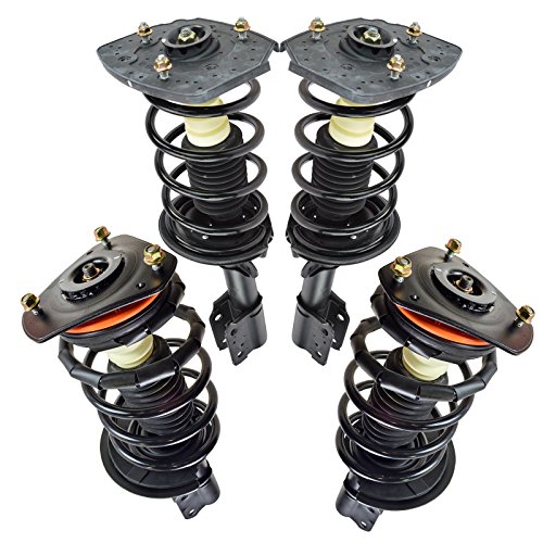 Image of TRQ Front and Rear Strut & Coil Spring Assembly Set Driver & Passenger Sides Compatible with 97-05 Buick Century 97-04 Regal 97-03 Pontiac Grand Prix