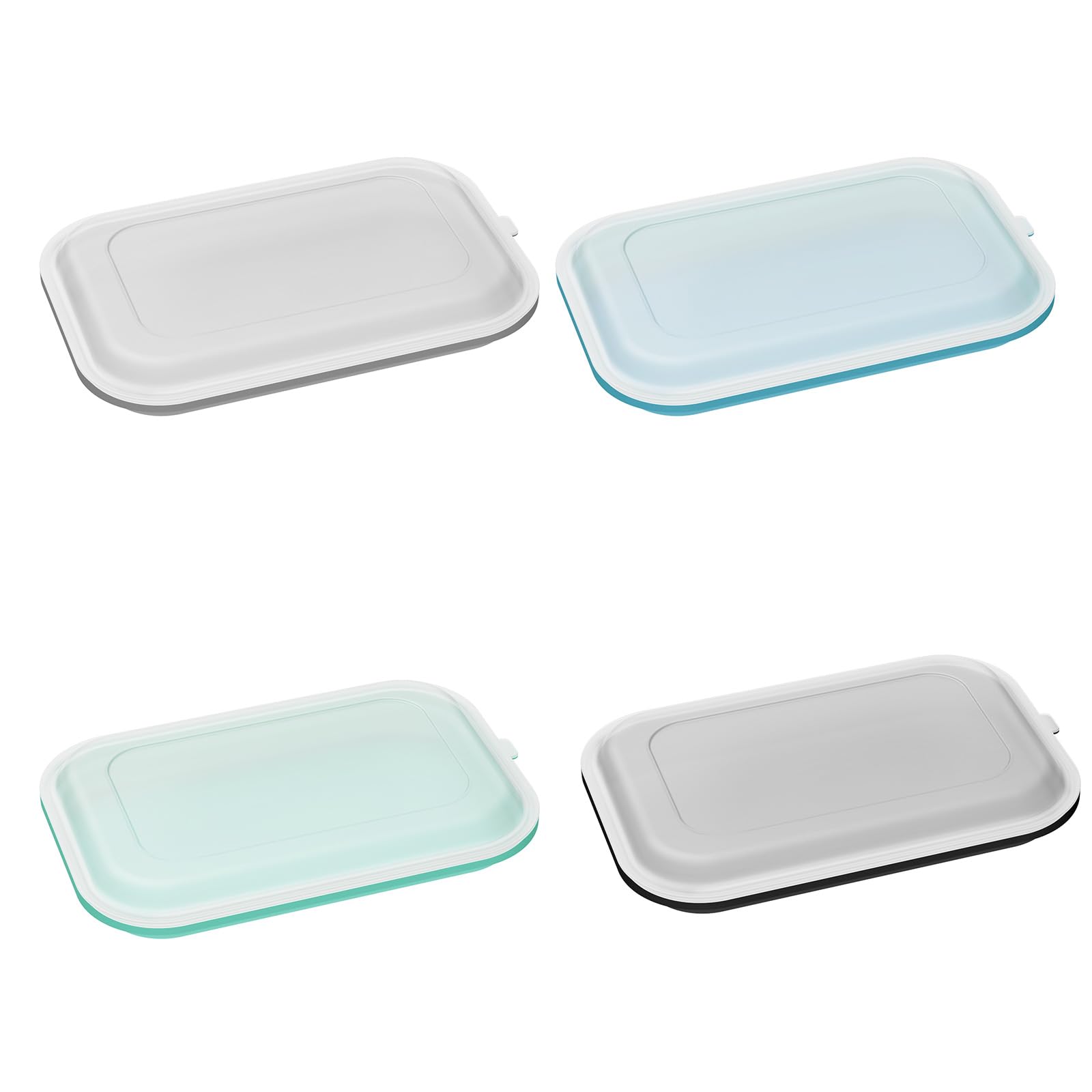Piceioep Refrigerator Food Container Transparency Stackable Fridge Storage Bin Kitchen Storage Solution for Small Spaces Transparency Refrigerator Box