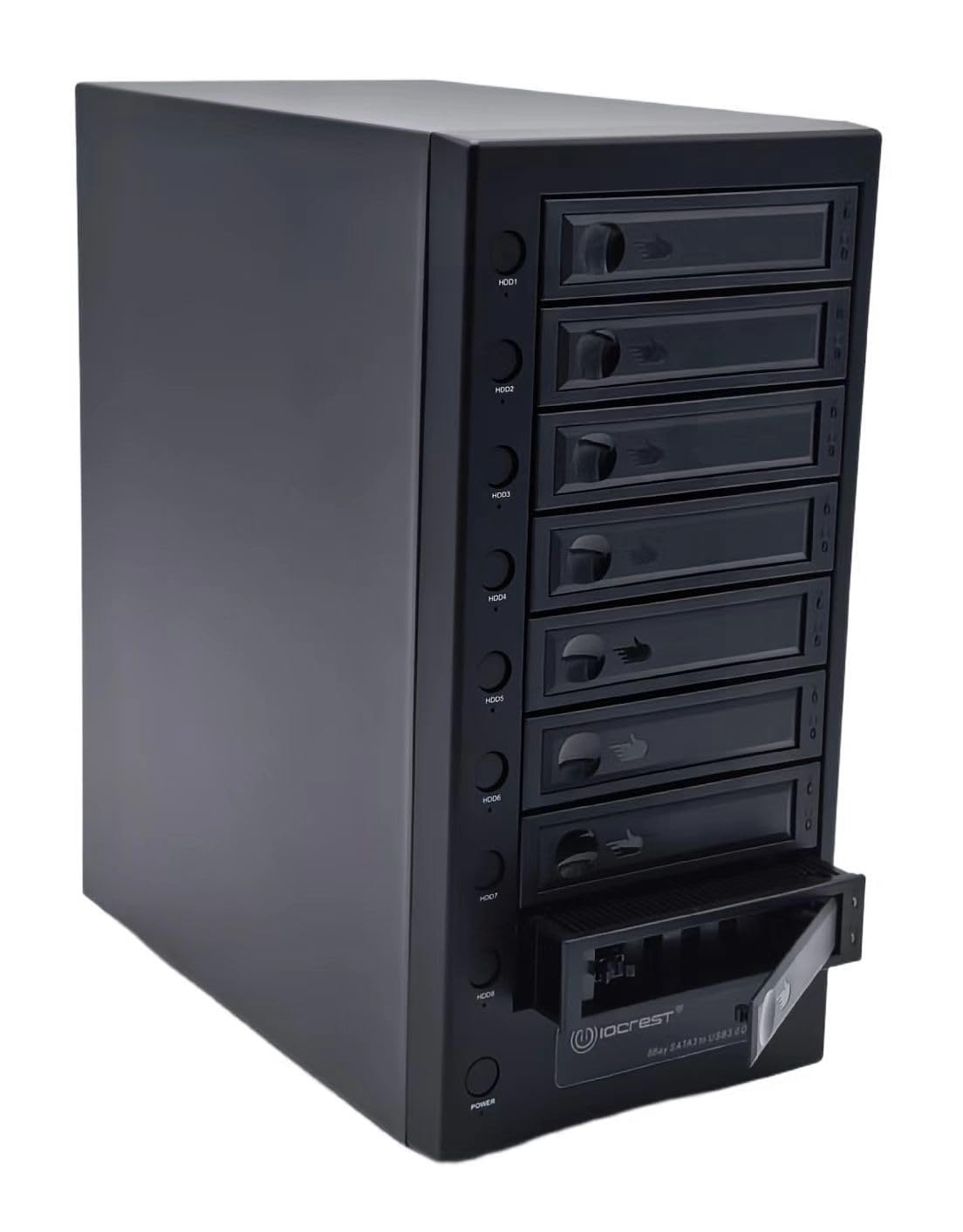 HDD 合計8TB（4TB+4TB）、2ベイHDDケース Amazon.com: USB 4.0 (40Gbps) Type-C 8 Bay 2.5 Inch and 3.5 Inch