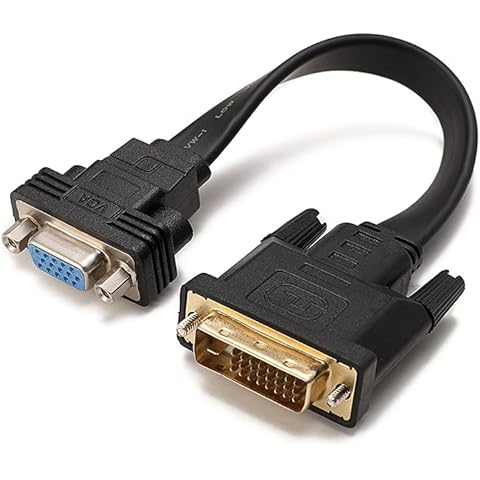 Cable Adaptador Convertidor DVI-D Dual Link 24+1 a VGA Hembra Cover