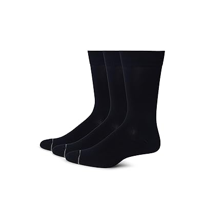 Florsheim Bamboo Flat Crew Dress 3 Pack Socks Men