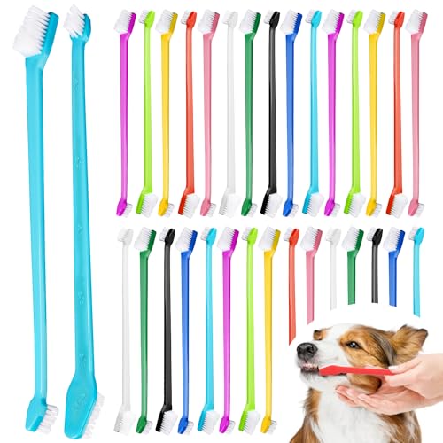 Brosse à dents pour chien contre le tartre et la mauvaise haleine