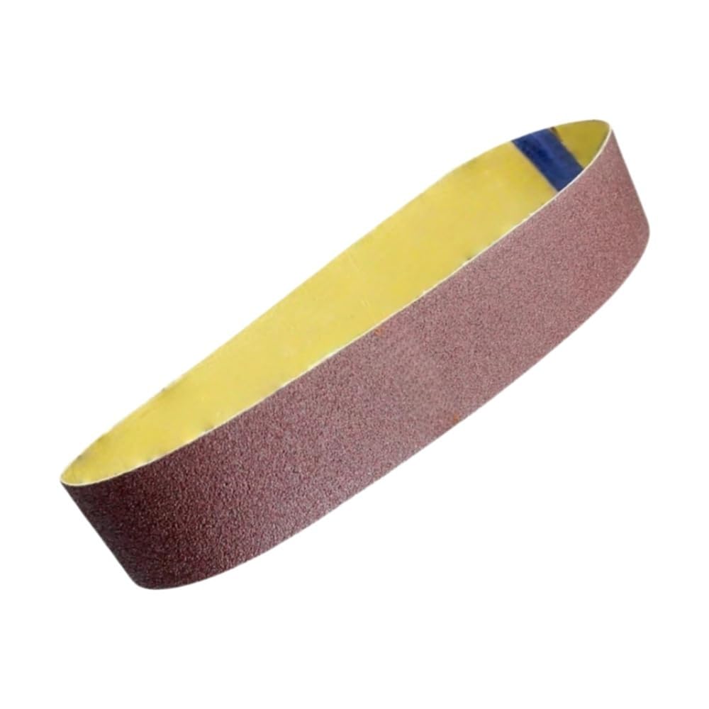 5pcs Polyester Cloth A/O Sanding Belts 1829x50mm, Durability Butt Joint S/C Abrasive Belts for Sander Grinder(1000)