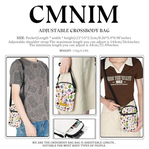 CMNIM Cartoon TV Show Merch Gifts Family Mini Crossbody Bags for Cartoon Lover Gifts Fans Shoulder Bag3