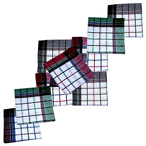 Image of Kitchen Cleaning Cloth Multipurpose Kitchen Towels Cotton Dish Napkin - Machine Washable Etc 18X18 Inch Pack of 06 Pcs