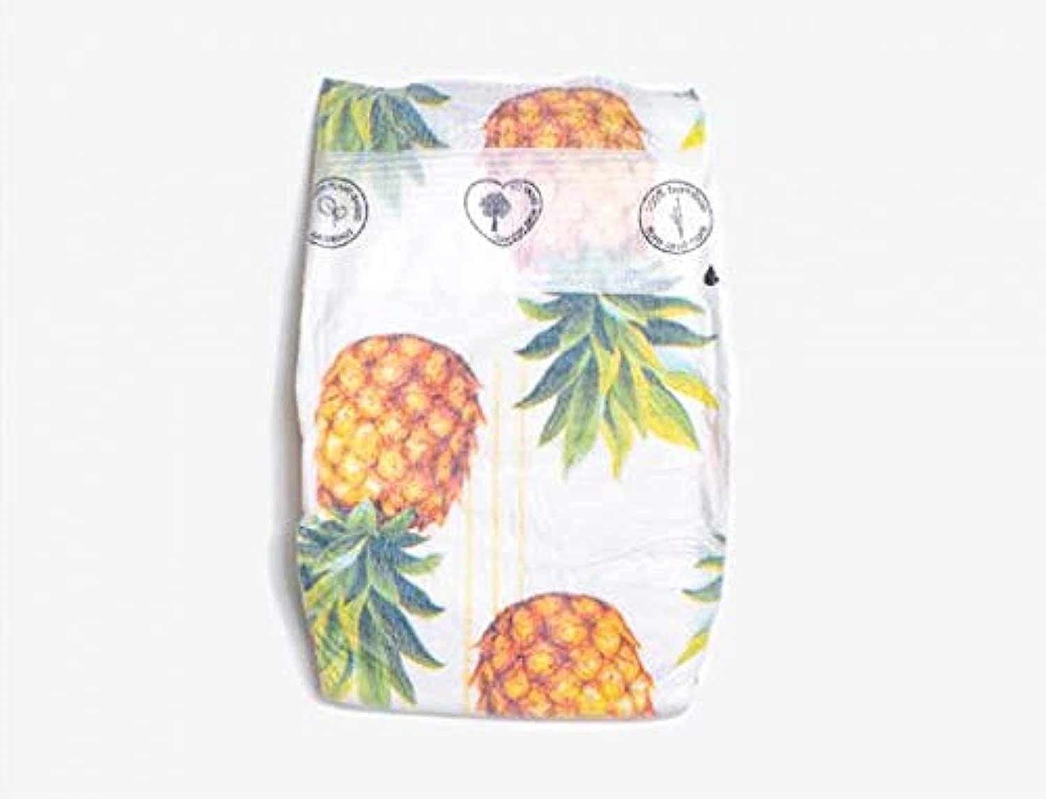 PureBornOrganic Nappy Size 3 Value Packs 112 Pcs - Pineapple 1 pack