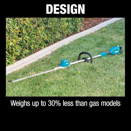 Image of Makita XNU02T Lithium-Ion Brushless Cordless (5.0Ah) 18V LXT 24 inch Pole Hedge Trimmer Kit, Teal