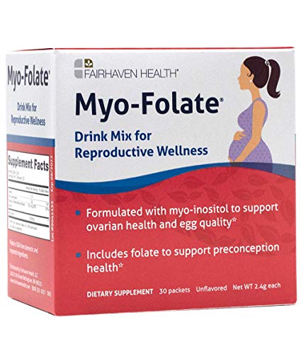 Myo-Folate: Drinkable Fertility Supplement with Myo-Inositol and Folate (Folic Acid) to Support Ovulation and Cycle Regularity