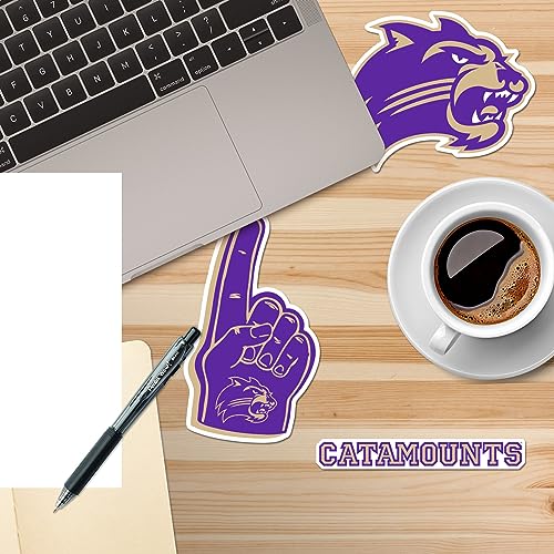 Image of Western Carolina University 9ct Vinyl Large Deluxe Stickers Variety Pack - Laptop, Water Bottle, Scrapbooking, Tablet, Skateboard, Indoor /Outdoor - Set of 9