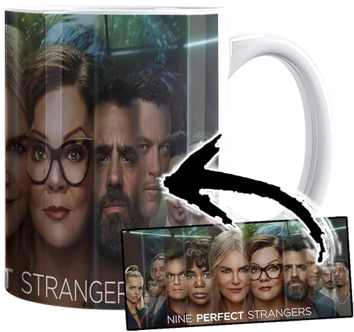 Nine Perfect Strangers Nicole Kidman Melissa Mccarthy Tasse Keramikbecher Mug für 12,99 EUR bei amazon.de Bild: Nine Perfect Strangers Nicole Kidman Melissa Mccarthy Tasse Keramikbecher Mug für 12,99 EUR bei amazon.de