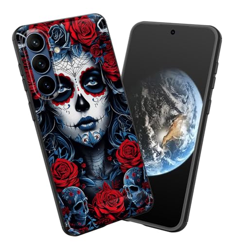 Coque Galaxy A57 5G tendance crâne en sucre pour un style unique en terrasse ou au bureau