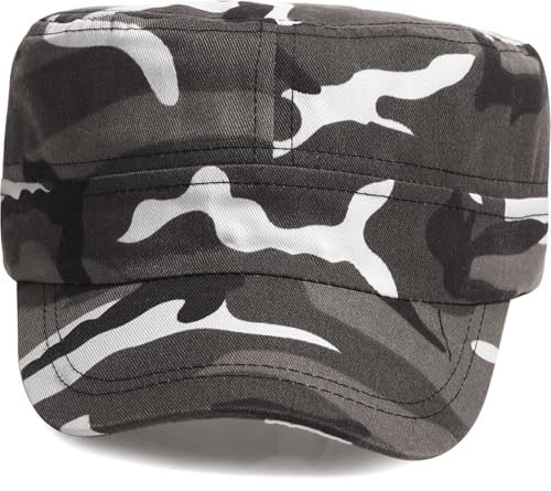 Image of Unisex Basic Cadet Army Caps Everyday Military Style Hat
