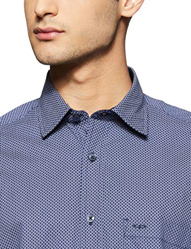 Image of Colorplus Men's Print Slim Fit Casual Shirt