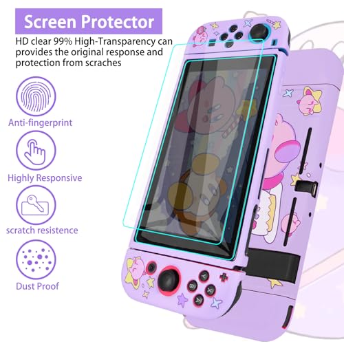 TIKOdirect Carrying Case for Switch, Cute Portable Travel Bag Accessories with Soft Protective Case,