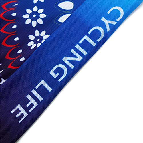 Image of Cycling Jerseys Women Bike Shirts Short Sleeve Bicycle Clothes Breathable Stretch Labric Bicycle Uniforms