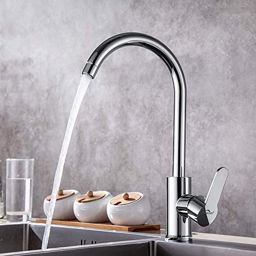 Auralum-Grifo-de-Cocina-con-Giro-de-360-Cano-Alto-Diseno-Elegante-Grifos-de-Fregadero-Monomando-en-Laton-y-Cromado-para-Agua-Caliente-y-Fria