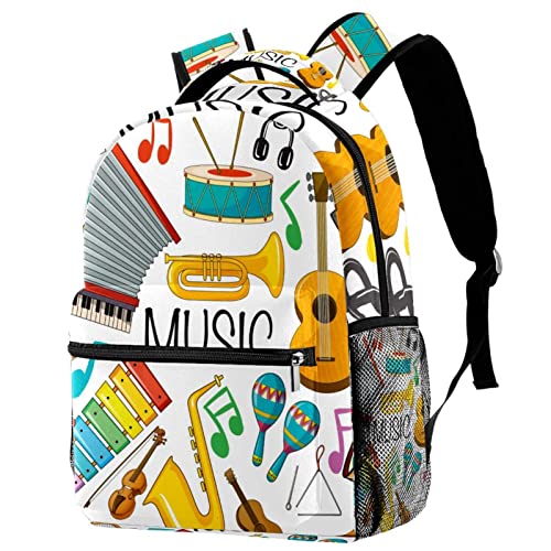 Sac à dos de voyage imprimé instruments de musique pour exprimer votre passion à chaque instant