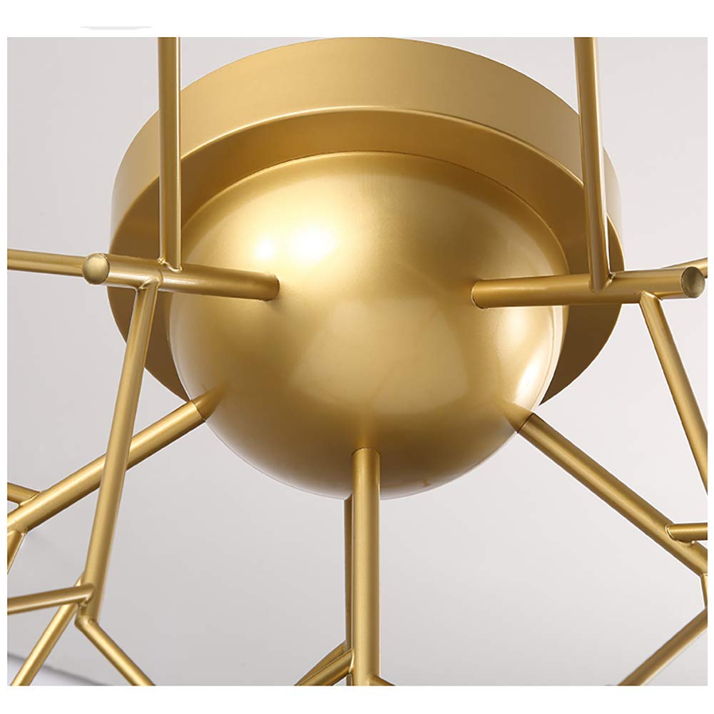 Moderne Spoutnik Luciole Lustre,15-lumières Led Branche Suspension Luminaire Intérieur Or Métal G4 Plafonnier Pour Salon Étude Restaurant Bar Boutique-Lumière Blanche Dorée 15 Lumière