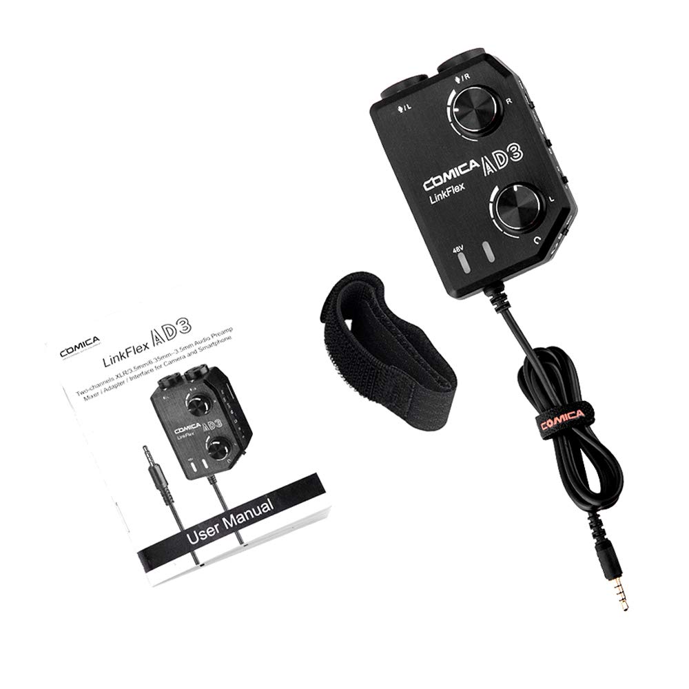 Amazon.co.jp: LINKFLEX AD3 2チャンネルXLR / 3.5mm / 6.35mm-3.5mm
