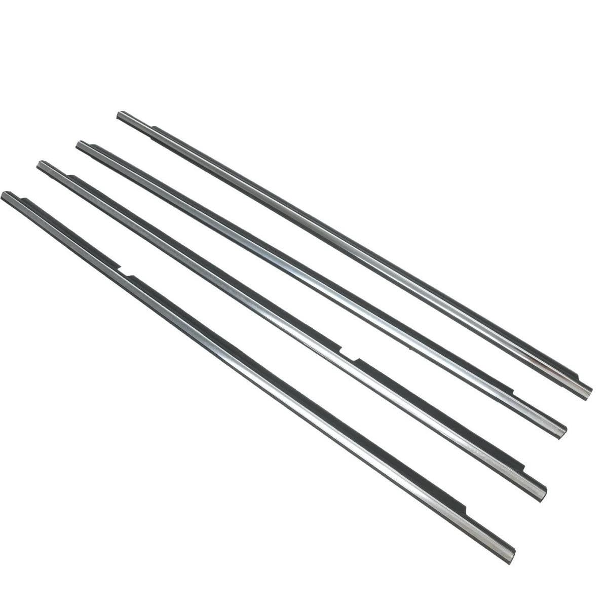 4Pcs Outdoor Car Window Weatherstrip for Toyota for Land Cruiser LC100 1998-2007 Moulding Trim Compartment