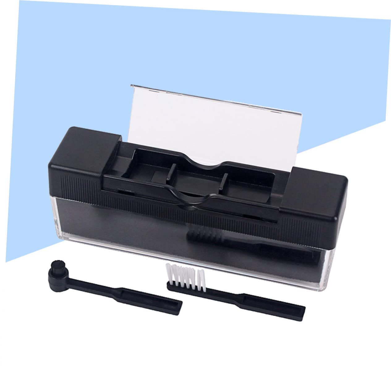 Uonlytech Kit De Limpieza De De Vinilo (3 Juegos) con Cepillo para Tocadiscos Y Eliminador De Polvo Y Huellas Dactilares.
