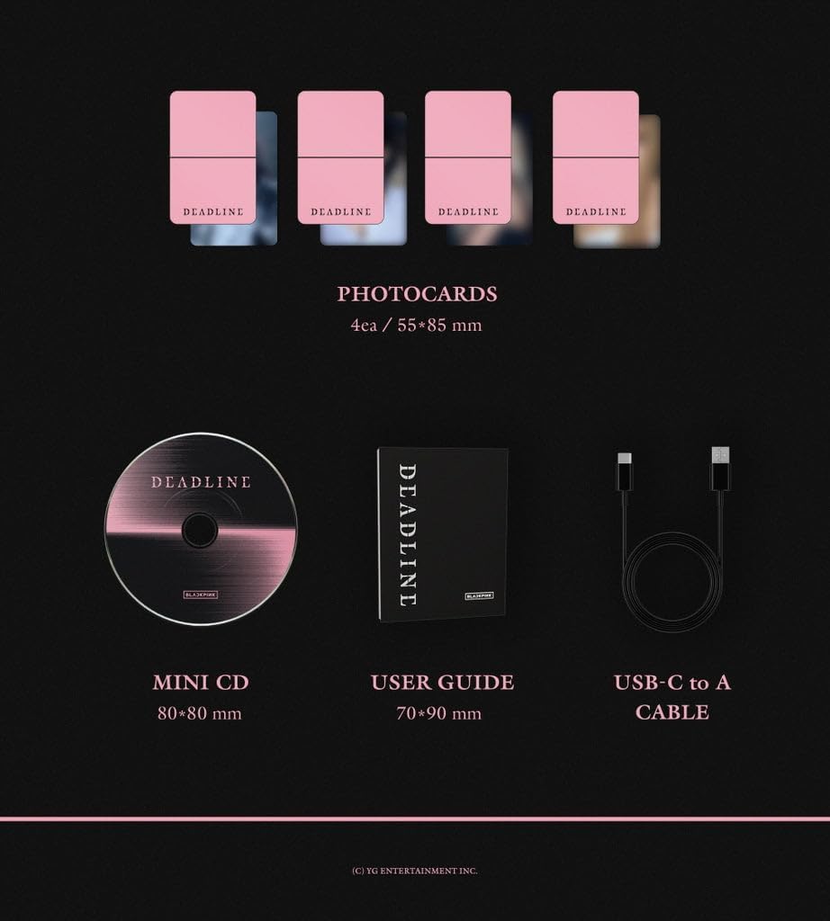 BLACK-PINK - Deadline [Mood Light Ver.] 3rd Mini Album Official K