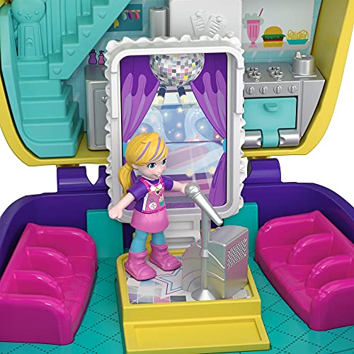 Polly Pocket FRY36 - World Cafe Schatulle, zum Spielen und Mitnehmen, Spielzeug ab 4 Jahren - Exklusiv bei Amazon – Bild 3