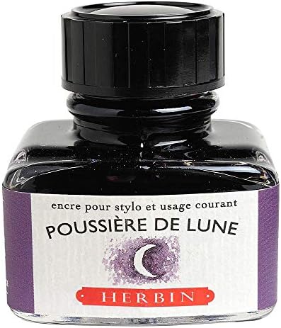 Herbin 13048T – Inchiostro per penna stilografica e roller, 30 ml, Viola (Polvere di luna) Herbin 13048T – Inchiostro per penna stilografica e roller, 30 ml, Viola (Polvere di luna)