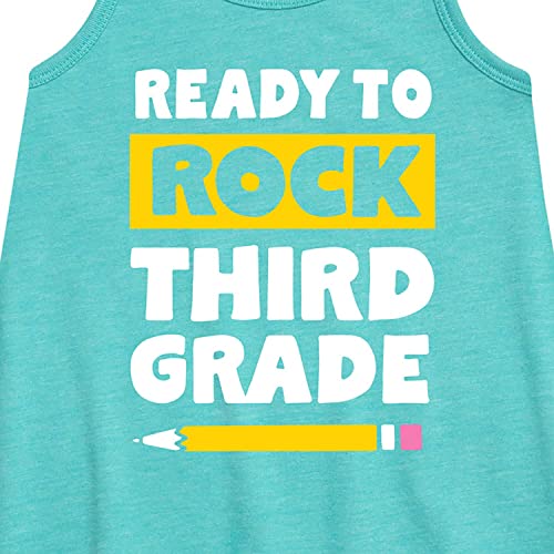 Instant Message - Ready to Rock Third Grade - Toddler and Youth Girls A-line Dress2