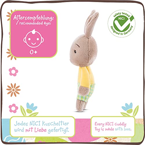 NICI Kuscheltier Hase 15 cm – Plüschtier Hase für Mädchen, Jungen & Babys – Flauschiger Stofftier-Hase zum Spielen, Sammeln & Kuscheln – Gemütliches Schmusetier – Plüschhase