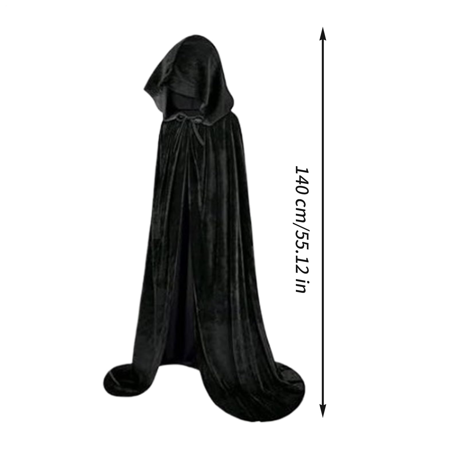 Kostium czarownicy – zestaw do cosplay czarownicy – Halloween, koronkowa maska skarpety, peleryna, kapelusz na scenę, imprezy, wesele