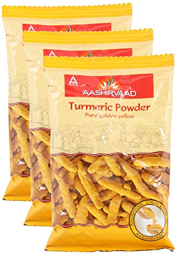 Image of Aashirvaad Powder - Turmeric, 100g (Pack of 3) Promo Pack