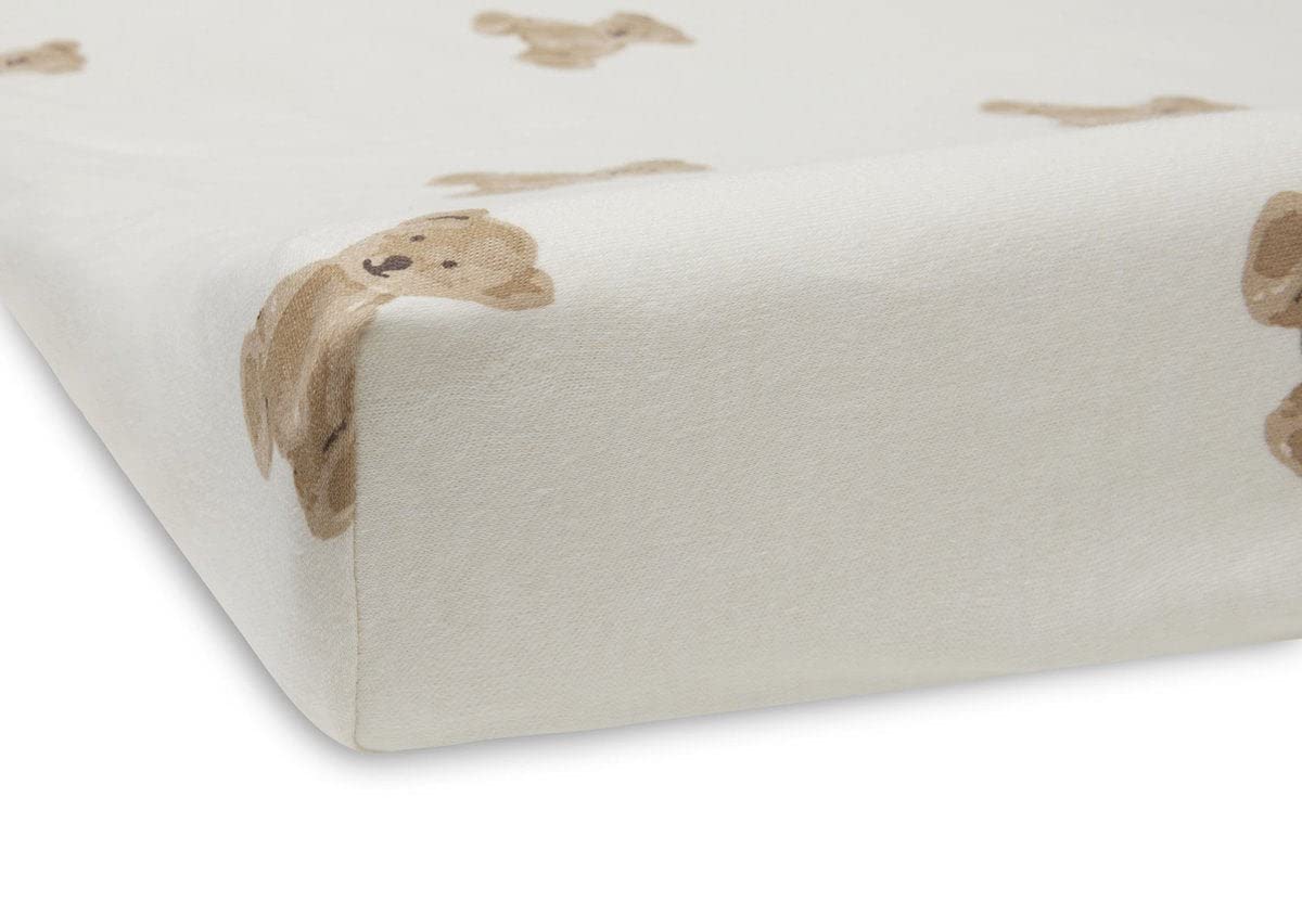Jollein Housse de matelas à langer motif ours en peluche 50 x 70 cm 100% coton