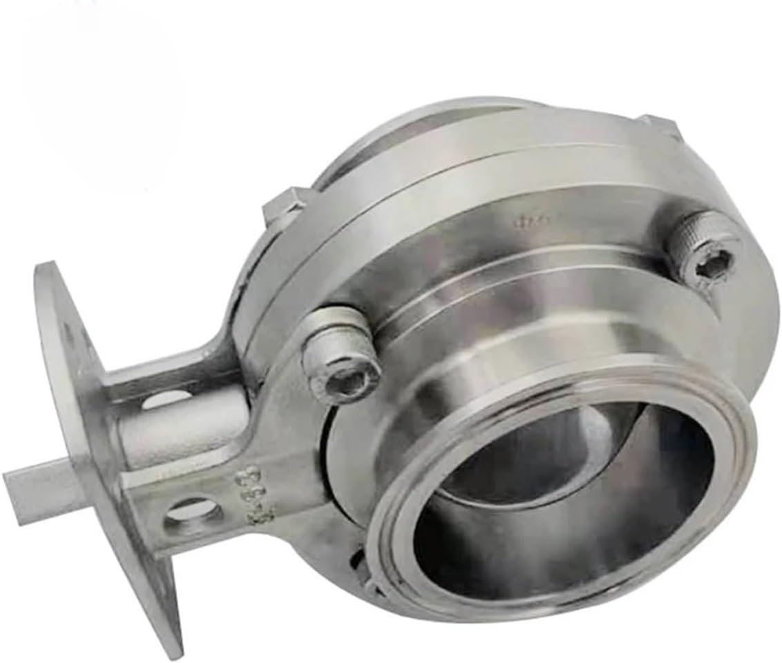 76mm-219mm Butterfly Valve with Bracket Stainless Steel Stainless Steel High Platform Butterfly Valve(159)