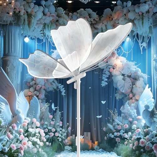 Recopilación de Iluminación de ambiente los 5 más buscados. 46 TACAHE - Lámpara de pie de mariposa, 3 colores de temperatura y regulable, interruptor de cable en línea, decoración de boda, iluminación de ambiente para banquetes,...