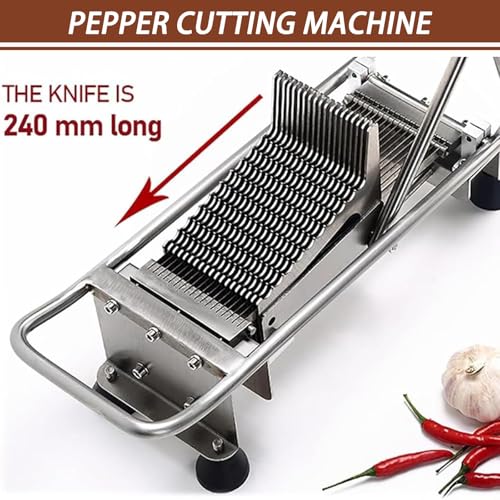 Cortador de verduras - Cortador de alimentos de acero inoxidable para cortar frutas y verduras de manera eficiente para uso doméstico y comercial
