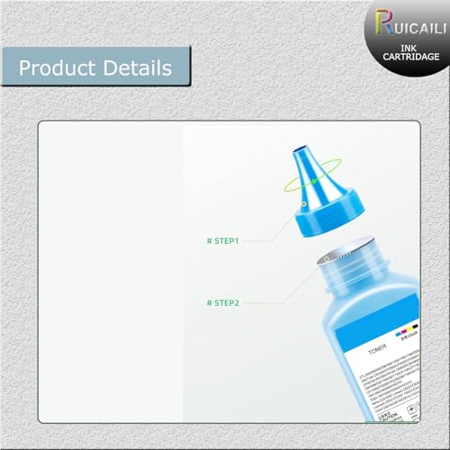 Recharge De Toner Universelle de Toner Cyan Jaune Compatible pour C3224 C3226 C3210K0 C3210C0 C3210M0 C3210Y0 Toner pour C3224dw C3326dw C3426dw MC3224adwe 4 Pack Neuf - vue 6