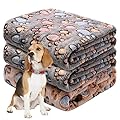 Awaytail 3 Pack Pet Blankets for Dogs Puppy Blankets,Washable Dog Blankets Soft Fleece Blankets for Dogs,Cats