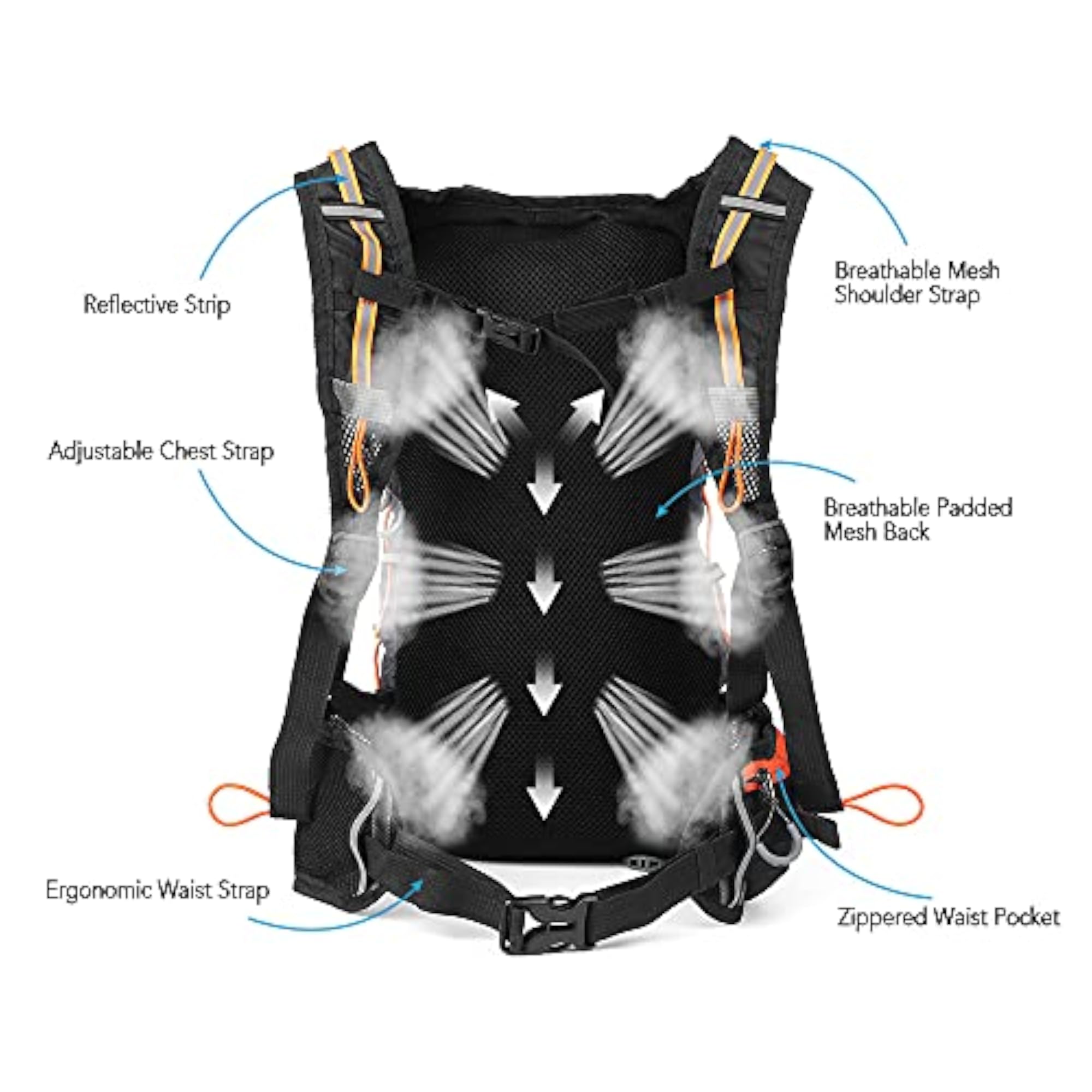 Foldable Cycling Backpack Lightweight Hydration Pack