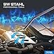 SW-Stahl 21518L Druckluft-Ausblaspistole, 100 mm I 1/4 Zoll Anschluss I robuste Druckluftpistole für Werkstatt, Industrie und Fahrzeugreinigung I pneumatisches Reinigungswerkzeug I Druckluft Zubehör