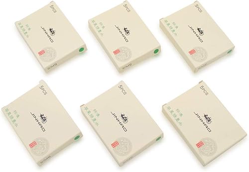 Miniatura 8 de 30 cartuchos de tinta JINHAO para pluma estilográfica JINHAO y Baoer Pen tamaño estándar (rojo)