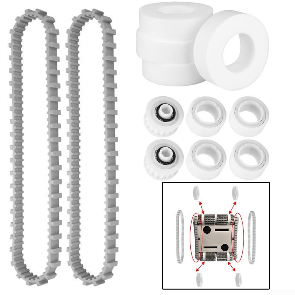 Kit de mantenimiento de robot de piscina, con correa de pista de transmisión y anillo de escalada y polea de guía, para Dolphin DX CC Plus
