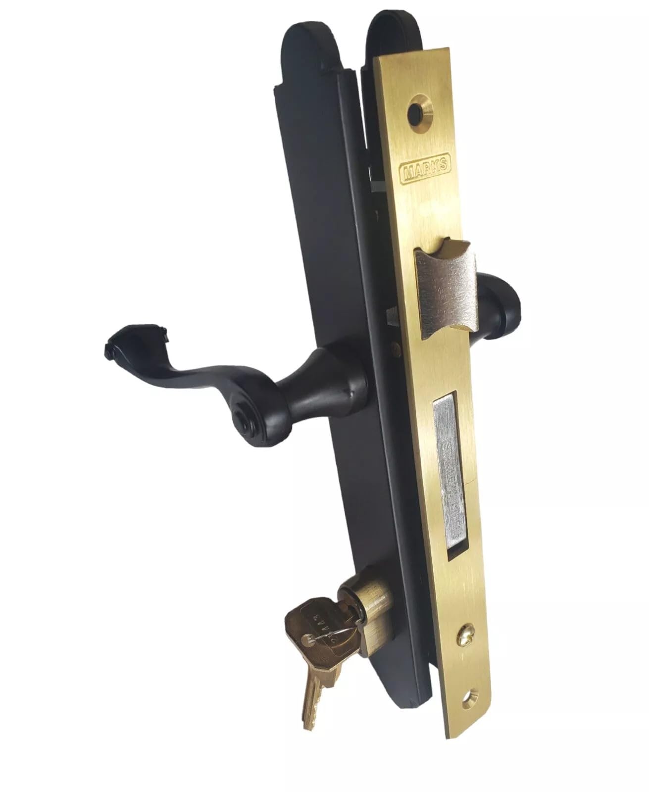 Marks 2750C Thinline Mortise Entry Lock Set, 1 Inch Backset