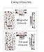 Premium Patterned Holster (with Belt Clip/Lanyard) for Dexcom G7 & Dexcom G6 (Kids Doodle-1-WH)