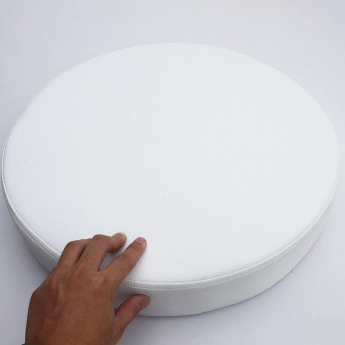 BUAOGDVG Round Kitchen Chair Cushion, Waterproof Outdoor Seat Cushions, 35/40/45/50cm Removable Washable for Dining Room Chair, Office, Garden, Outdoor, Indoor(F,35x5cm/13.7x2in)