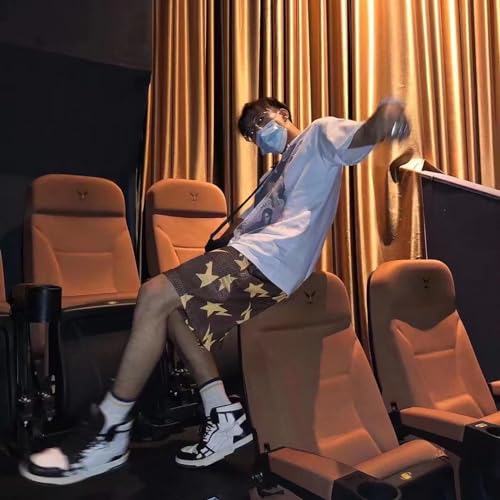 BOOMLEMON Mens Mesh Graphic Print Shorts Casual Workout Cool Shorts Gym Basketball Running Short Pants3