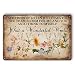 Flower Tin Sign Vintage Garden Metal Signs, And I Think To Myself What A Wonderful World Flowers Tin Sign I See Trees Of Green Red Roses Too Wall Art Roses Sign Wall Decor 8x12 Inch