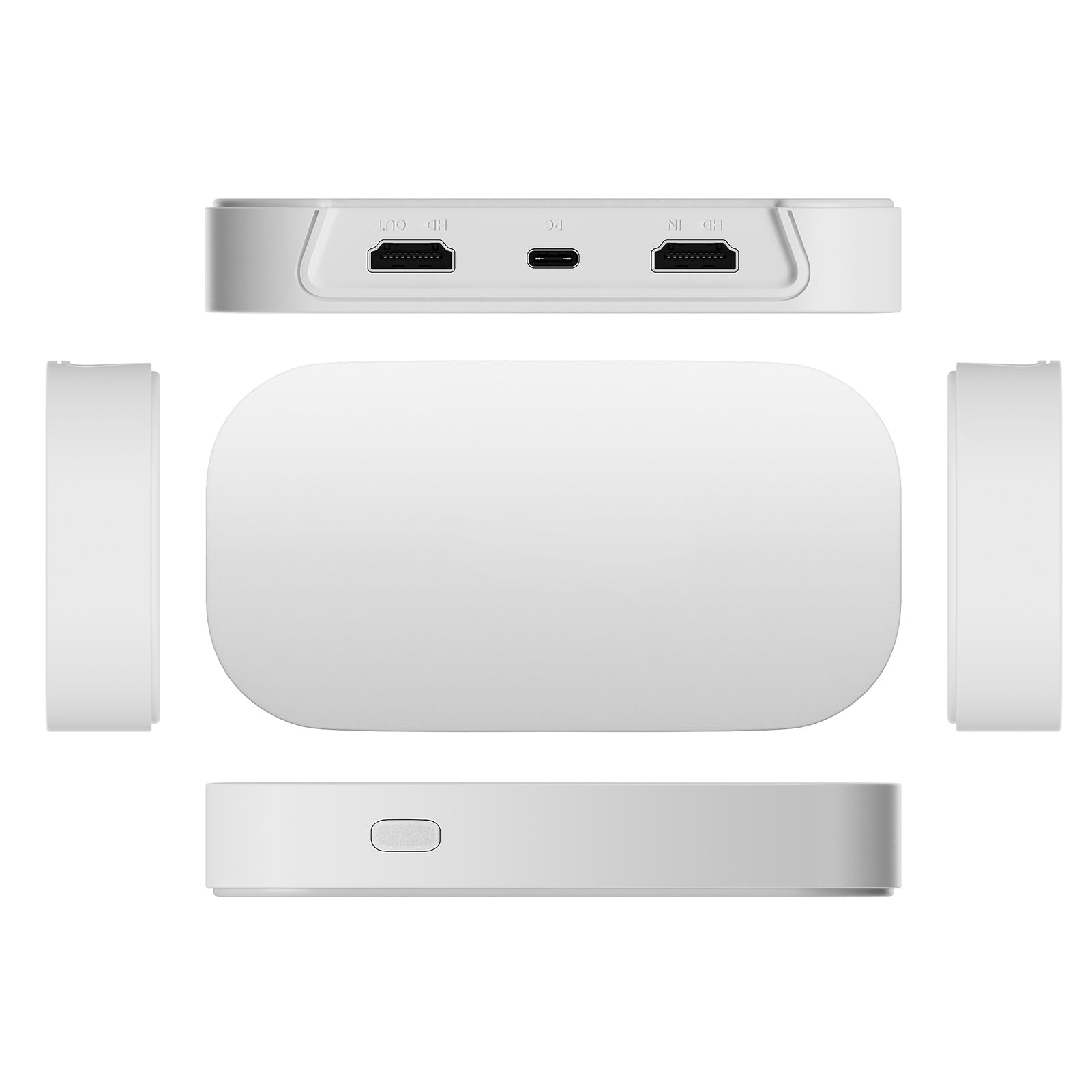 Karta Przechwytywania Wideo USB 3.2 z Wyjątkowo Niskim Opóźnieniem Zapewniająca Płynne Przesyłanie Strumieniowe, Kolor Czarny